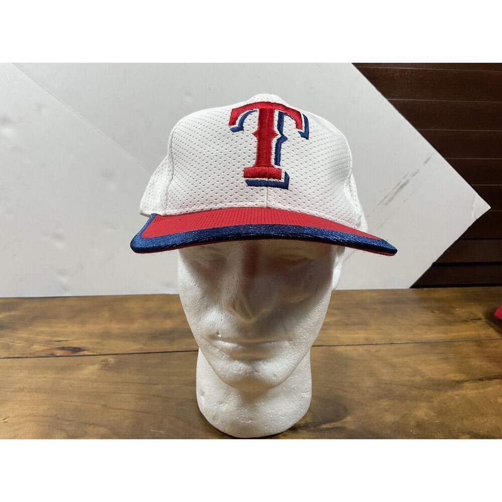 Vintage Texas Rangers Hat Cap Snap Back Mens MLB Baseball Drew Pearson White
